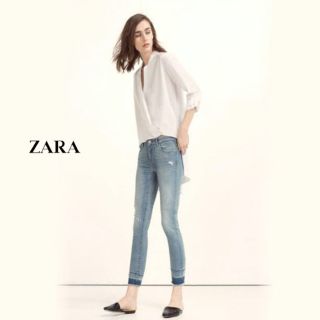 ZARA カットオフデニム