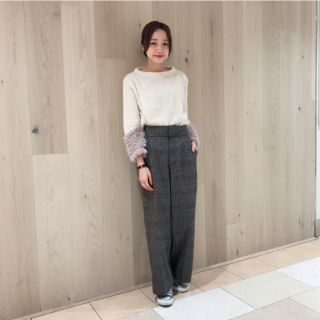 フラワー(flower)のtrad check pants(カジュアルパンツ)