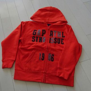 ギャップキッズ(GAP Kids)のhiro様専用  GAPkids オレンジ 裏起毛パーカー size120 (ジャケット/上着)