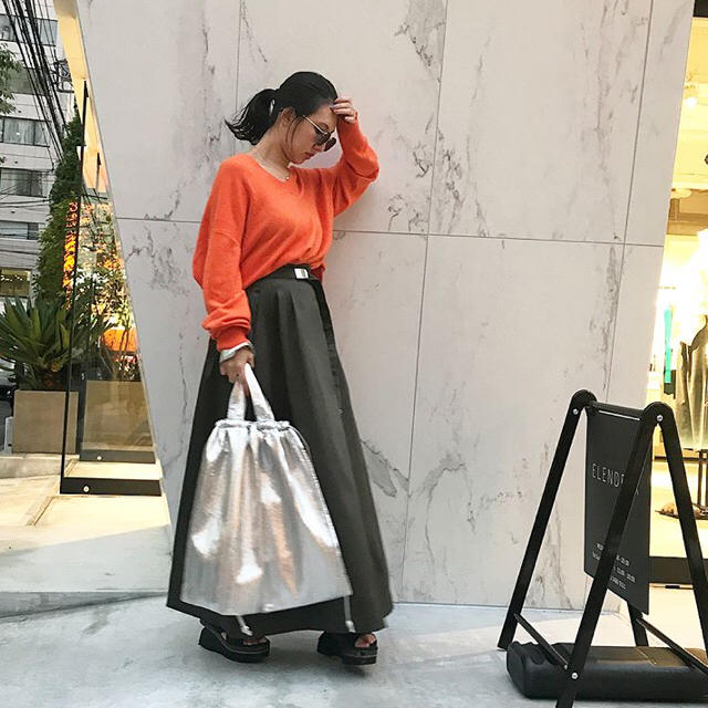 MSGM(エムエスジイエム)のELENDEEK♡PLEATS METAL TOTEBAG レディースのバッグ(トートバッグ)の商品写真