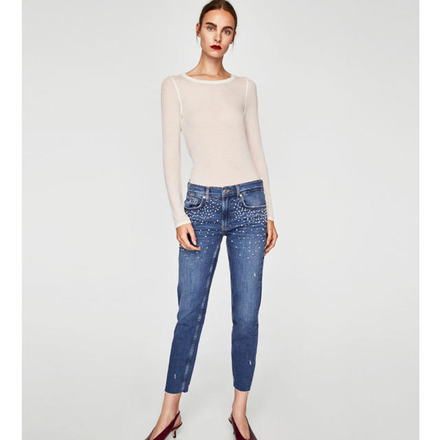 ZARA☆パールデニム | フリマアプリ ラクマ