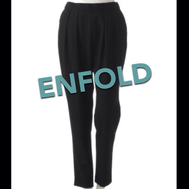 ENFOLD(エンフォルド)のENFOLDジョッパーズパンツ黒☆36 レディースのパンツ(カジュアルパンツ)の商品写真