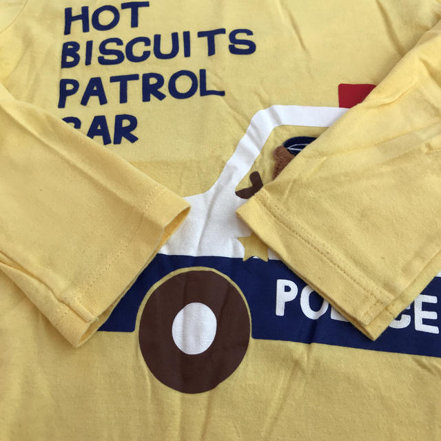 HOT BISCUITS(ホットビスケッツ)のミキハウスHＢ 長袖Tシャツ サイズ110 used キッズ/ベビー/マタニティのキッズ服男の子用(90cm~)(Tシャツ/カットソー)の商品写真