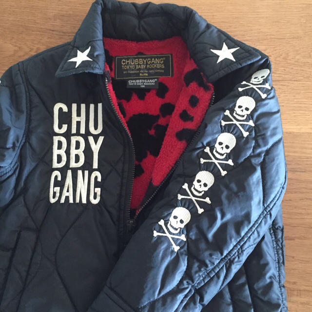 CHUBBYGANG(チャビーギャング)の♡Tmama様♡専用ページです。CHUBBY GANG スカル アウターブルゾン キッズ/ベビー/マタニティのキッズ服男の子用(90cm~)(ジャケット/上着)の商品写真