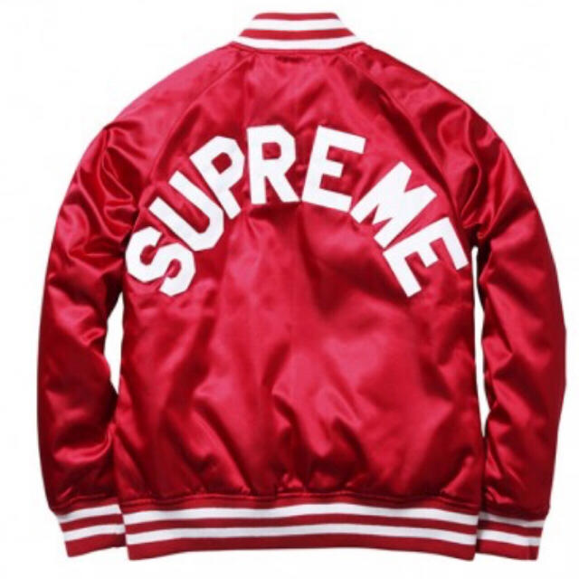 Supreme(シュプリーム)の値下げ【 M 】supreme champion サテンジャケット  メンズのジャケット/アウター(ブルゾン)の商品写真