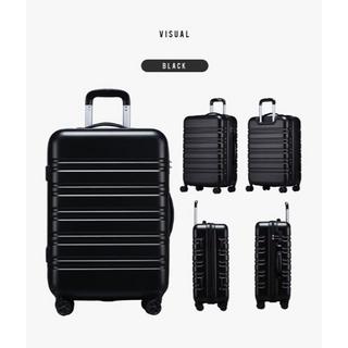 お得なアウトレット！即購入ＯＫ￥7000マット加工　大型スーツケース　ブラック(スーツケース/キャリーバッグ)