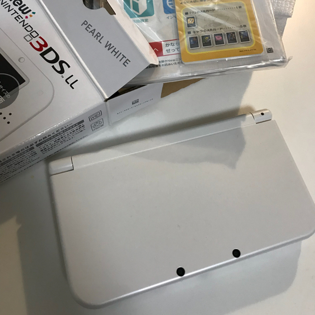 任天堂 - Newニンテンドー3DS LL 美品中古 パールホワイト Amazon購入