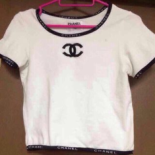 CHANEL logo Tshirt