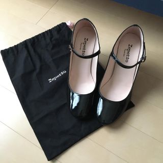 レペット(repetto)の新品同様、定価5万円、repetto / レペット エナメル ストラップパンプス(ハイヒール/パンプス)