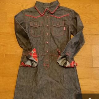 バーバリー(BURBERRY) デニムワンピース 子供 ワンピース(女の子)の