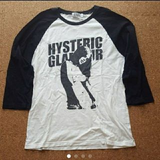 ヒステリックグラマー(HYSTERIC GLAMOUR)の期間限定値下げ　Sサイズ　人気プリント七分丈ロンT　ヒステリックグラマー(Tシャツ/カットソー(七分/長袖))