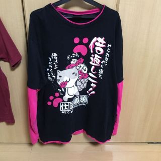 シマムラ(しまむら)の美品！仕返猫渕カットソー2Lサイズ(その他)