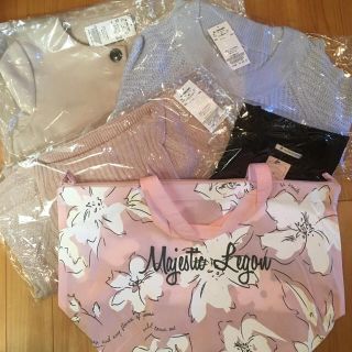 マジェスティックレゴン(MAJESTIC LEGON)の新品♡マジェスティックレゴン まとめ売り ニット アウター コート トップス(ノーカラージャケット)