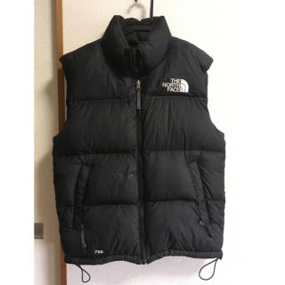 ザノースフェイス(THE NORTH FACE)のノースフェイス ダウンベスト 黒 ブラック メンズ ユニセックス S(ダウンベスト)