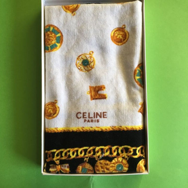 celine(セリーヌ)のCELINE フェイスタオル 新品 メンズのファッション小物(その他)の商品写真