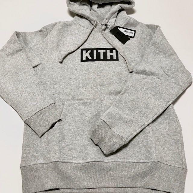 グレイ系,M【在庫有】 正規品 KITH キス クラシックボックスロゴ 【オープニングセール】 正規品 クラシックボックスロゴパーカー キス Champion × KITH パーカー