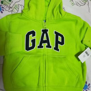 ギャップ(GAP)のbabyGAP　イエローグリーンパーカー90サイズ(その他)