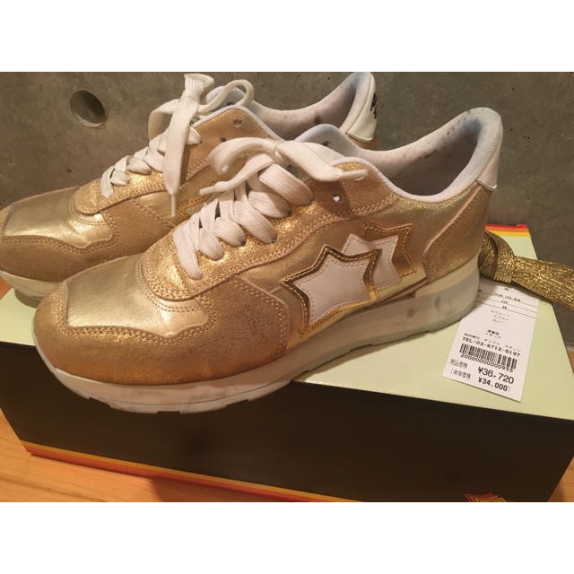 アトランティックスターズ ゴールド レディースの靴/シューズ(スニーカー)の商品写真