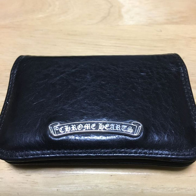 新品?正規品 Chrome Hearts - クロムハーツカードケース黒 美中古品
