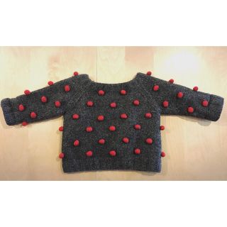 プチバトー(PETIT BATEAU)のkalinka カリンカ ベビーニット ブルガリア製 ベビー服 子供6m～12m(ニット/セーター)