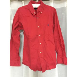 ラルフローレン(Ralph Lauren)の古着 赤シャツ レッド(シャツ)