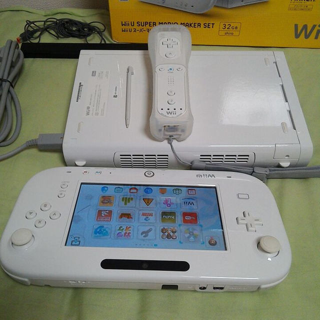 Wii U - 任天堂wiiu スーパーマリオメーカーセット（32G）動作確認済み