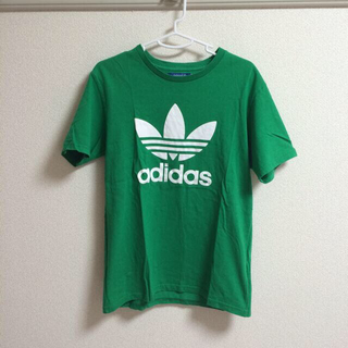 アディダス(adidas)のアディダス Tシャツ 半袖 グリーン(Tシャツ(半袖/袖なし))