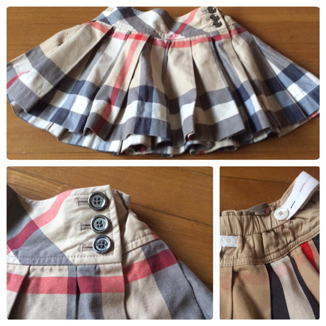 でのご BURBERRY - バーバリー キッズ ブラウス スカート セットの通販