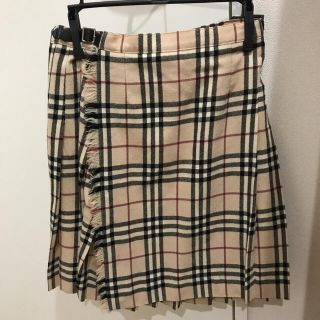 バーバリー(BURBERRY)のBurberry プリーツスカート(ミニスカート)