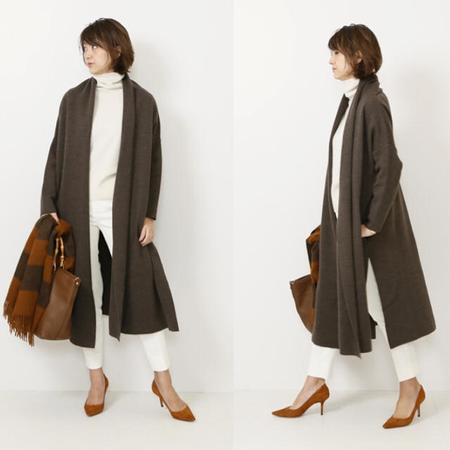 DEUXIEME CLASSE - 2017aw ドゥーズィエムクラス スムースニットガウン
