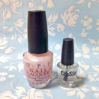 オーピーアイ(OPI)のネイルカラー 透明ピンク＋おまけ(その他)