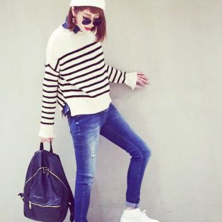 ザラ(ZARA)のZARA ボーダーニット ungrid,todayful,moussy,アローズ(ニット/セーター)