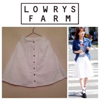 ローリーズファーム(LOWRYS FARM)の今季☆デニムボタンミディスカート(ひざ丈スカート)