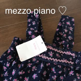 メゾピアノ(mezzo piano)の【専用出品】新品タグ付き☆ mezzo piano 花柄コーデュロイワンピース(ワンピース)