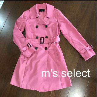 エムプルミエ(M-premier)の【専用出品】未使用☆ m's select 春色ピンクトレンチコート(トレンチコート)