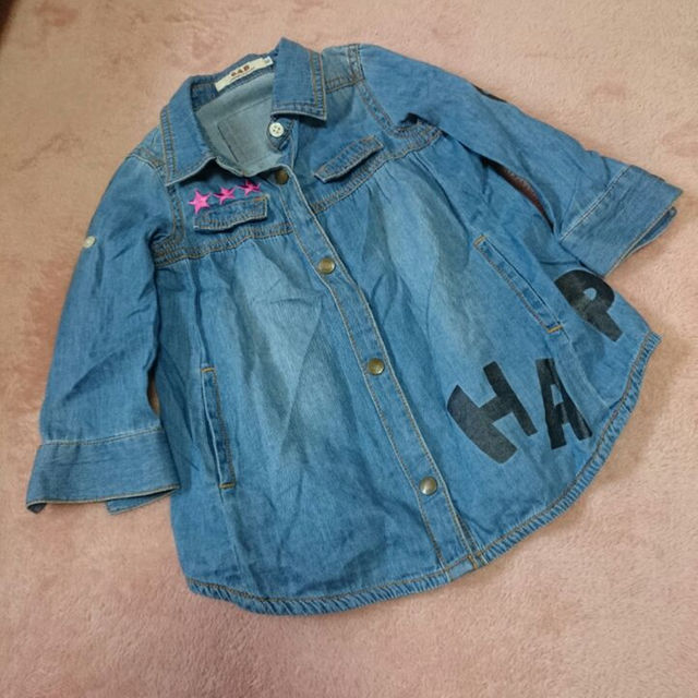 e.a.B(エーアーベー)のe.a.bシャツワンピース♥ キッズ/ベビー/マタニティのベビー服(~85cm)(ワンピース)の商品写真