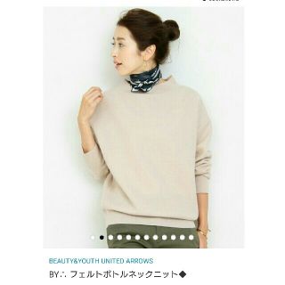 ビューティアンドユースユナイテッドアローズ(BEAUTY&YOUTH UNITED ARROWS)のmichiru様専用！Ｂ＆Y   フェルトボトルネックニット(ニット/セーター)