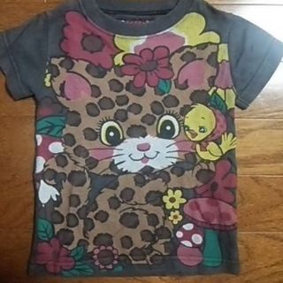 グラグラ(GrandGround)のグラグラ ヒョウ柄ねこちゃんT 半袖Tシャツ9095(その他)