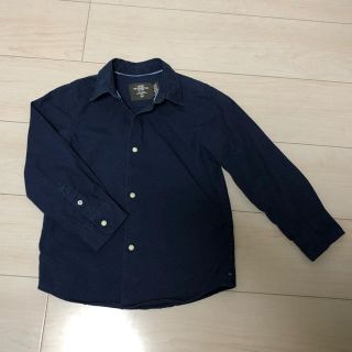 エイチアンドエム(H&M)のキッズドットシャツ‼️ネイビーH&M  5-6歳(Tシャツ/カットソー)