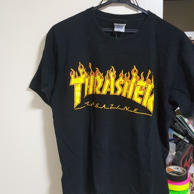 THRASHER(スラッシャー)のthrasher フレイム　ロゴ　tee メンズのトップス(Tシャツ/カットソー(半袖/袖なし))の商品写真