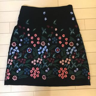 ザラ(ZARA)のZARA 刺繍スカート(ミニスカート)