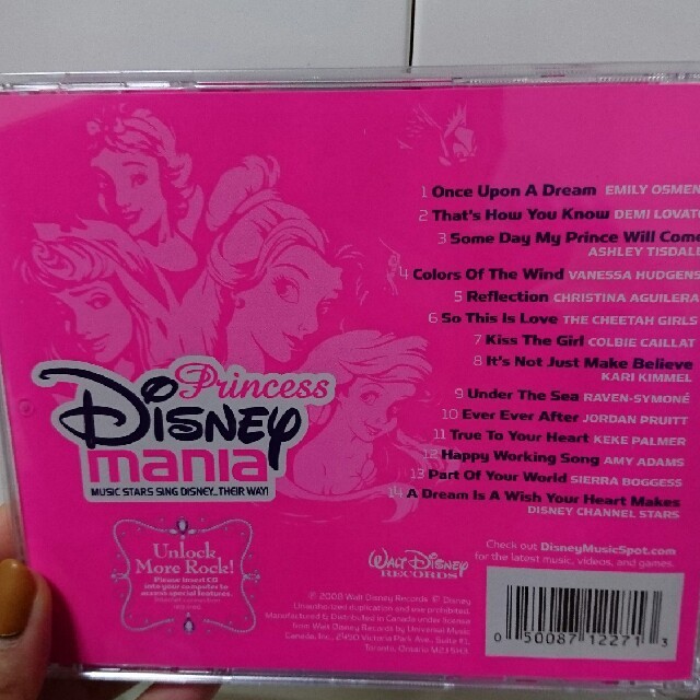 Disney(ディズニー)のpuincess Disneymania CD💿 エンタメ/ホビーのCD(ポップス/ロック(邦楽))の商品写真
