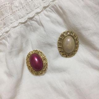 サンタモニカ(Santa Monica)のvintage broach 〜P kameo〜(ブローチ/コサージュ)