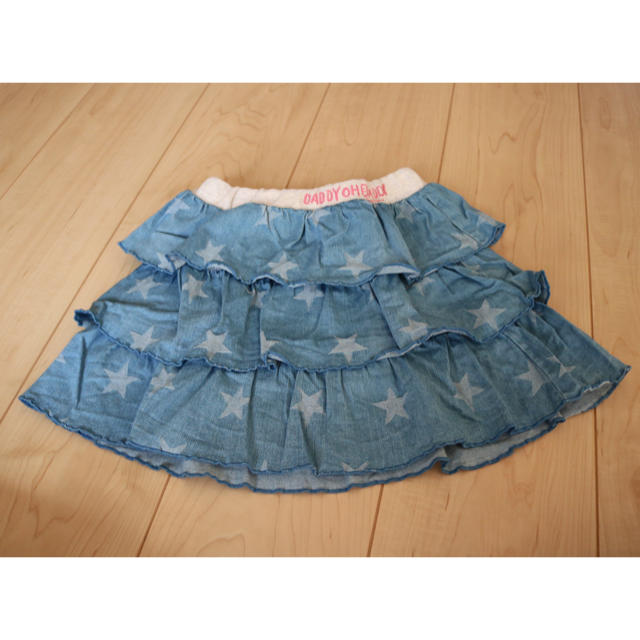 daddy oh daddy(ダディオーダディー)のDADDY OH DADDY♡デニムスカート キッズ/ベビー/マタニティのキッズ服女の子用(90cm~)(スカート)の商品写真