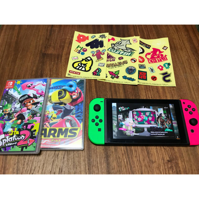 任天堂 スイッチ スプラトゥーン2限定バージョン ARMS - 2