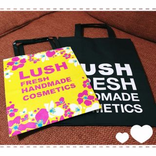 ラッシュ(LUSH)のLUSH ショップバッグ 二枚セット(その他)