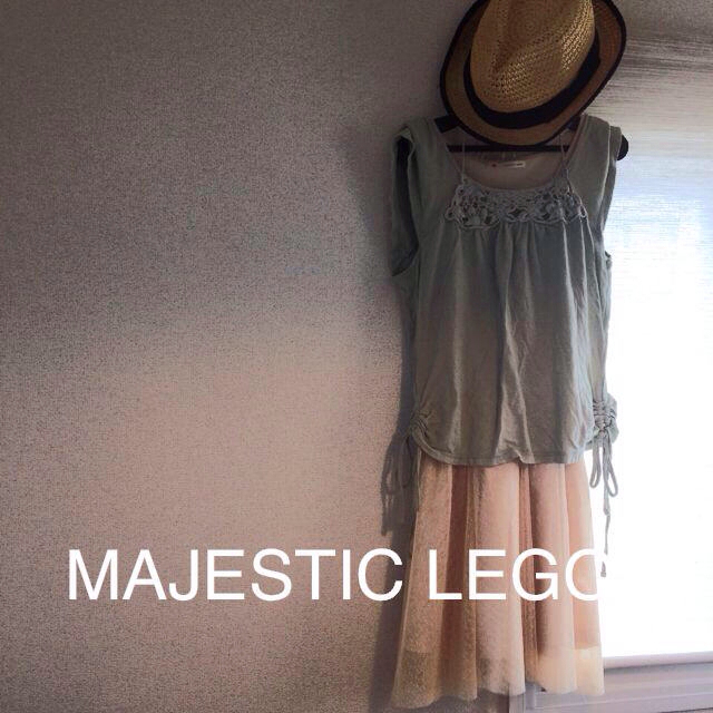 MAJESTIC LEGON(マジェスティックレゴン)のマジェワンピとパステルマムワンピ レディースのワンピース(ミニワンピース)の商品写真