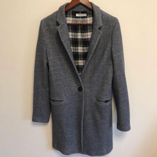 ザラ(ZARA)のzara チェスターコート ロングジャケット(チェスターコート)