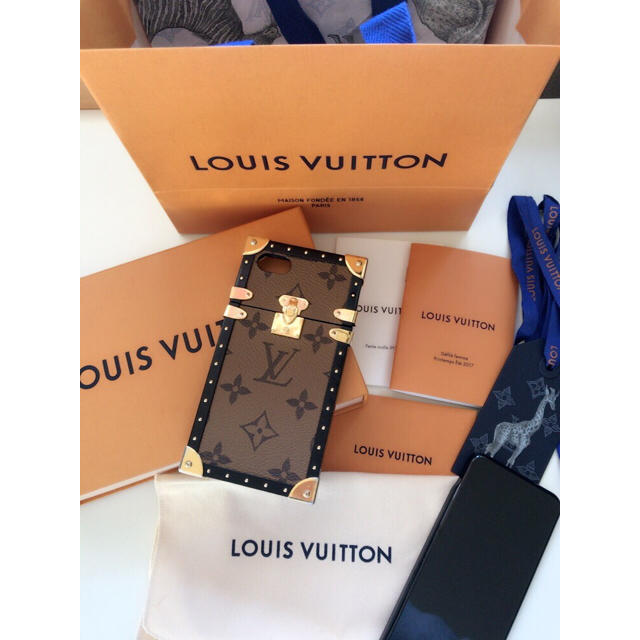500円引きクーポン】 VUITTON LOUIS - キャメル iPhoneカバー アイ