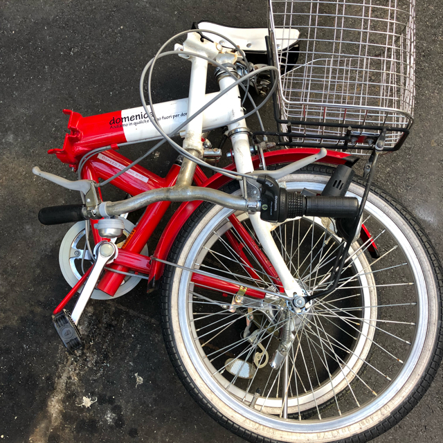 もとー様専用２０型折りたたみ中古自転車 スポーツ/アウトドアの自転車(自転車本体)の商品写真